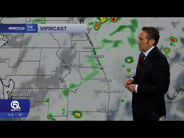 WPTV First Alert Weather Forecast for morning of Tuesday, Oct. 6, 2026
