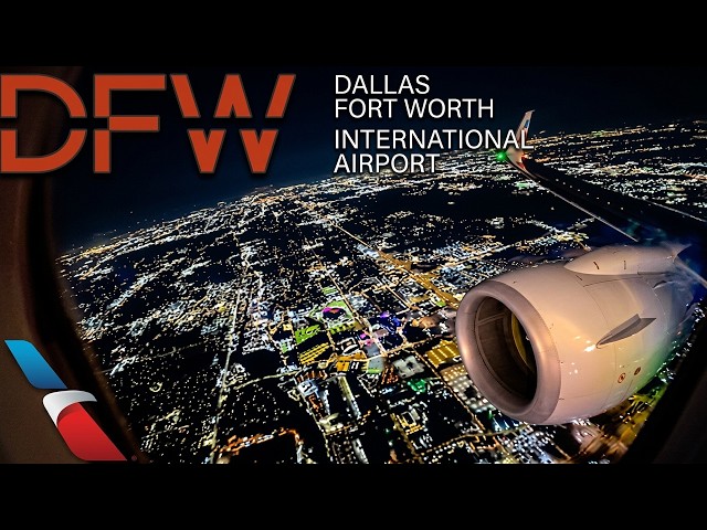 DFW After Dark | Incredible Nighttime Takeoff