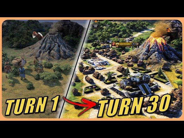The Perfect First 30 Turns of Civ 7 TEST OF TIME (overexplained)