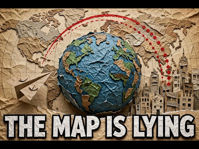 Why Planes Never Fly in a Straight Line (The Map Is Lying to You)
