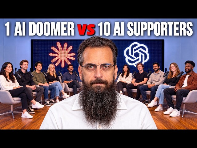 1 AI Doomer vs 10 AI Supporters: Will Artificial Intelligence End Humanity?