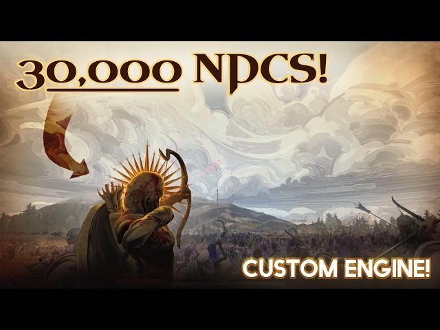 30k INTELLIGENT NPCS battling to the DEATH in our CUSTOM ENGINE