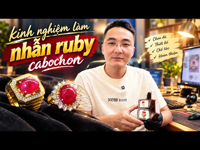 EXPERIENCE IN MAKING CABOCHON RUBY RINGS