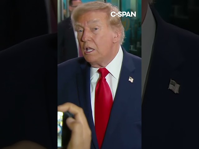 Trump: "You should not be here covering me"