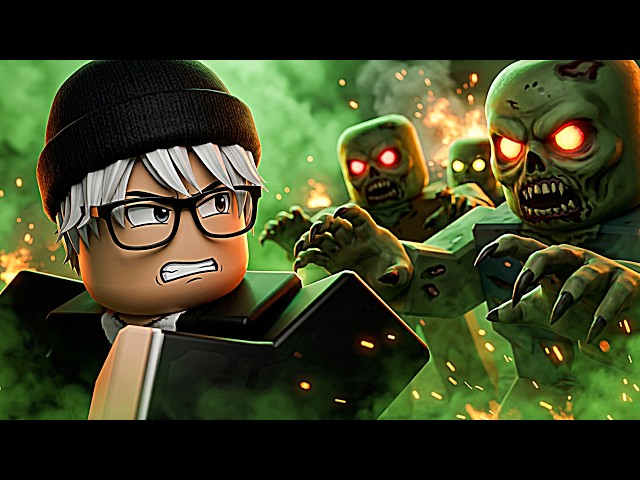 SOBREVIVIENDO A OLEADAS INFINITAS DE ZOMBIES EN ROBLOX