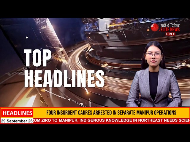 ELITE TV 4:00 PM ENGLISH TOP HEADLINES | 29th September 2026 ELITE TV