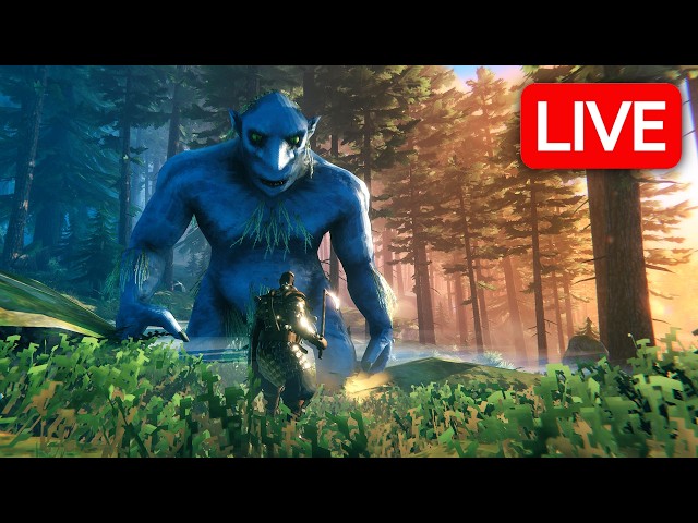 Playing VALHEIM Full Release for the FIRST TIME - LIVE 🔴