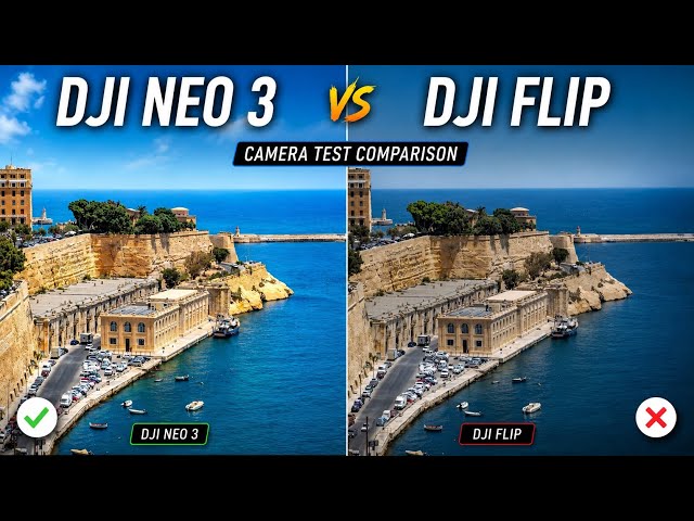 Dji neo 3 vs dji flip camera test comparison 