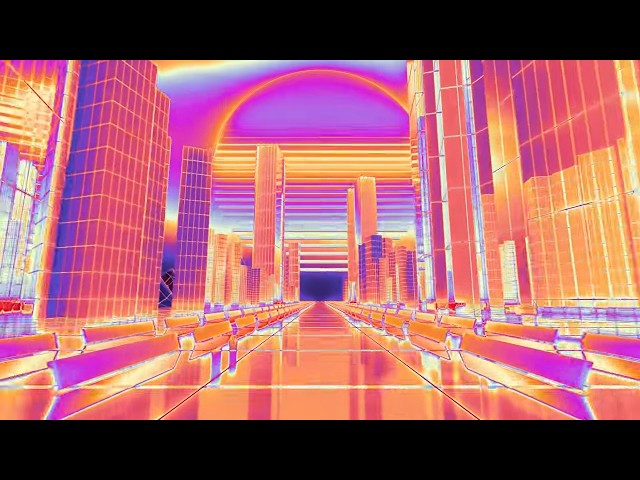Heatwave City VJ Loop Retro Club Visual 4K Background
