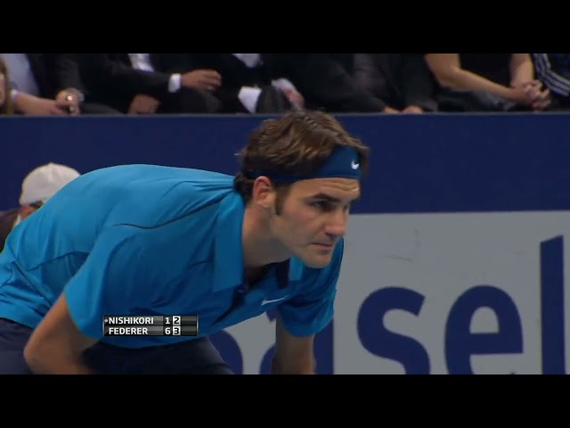 Roger Federer vs Kei Nishikori | Basel 2011 Final Highlights