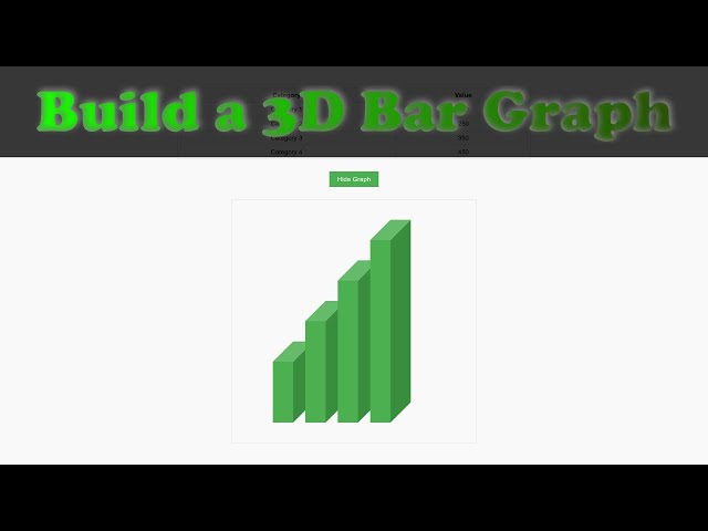 Create Stunning 3D Bar Graphs with HTML5 and JavaScript | Full Tutorial