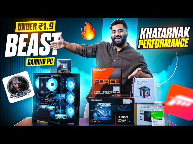 ₹1,86,990 Ka All-AMD Beast Gaming PC Build🔥😍