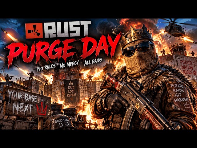 RUST PURGE DAY 💀 Everyone Dies Tonight… INCLUDING ME | StunningSteve