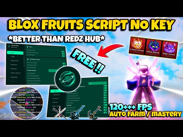 New *OP* Blox Fruits Script No Key - Auto Farm, Fruit ESP, Auto Raid, Dungeon, Mastery, & More! 🔥