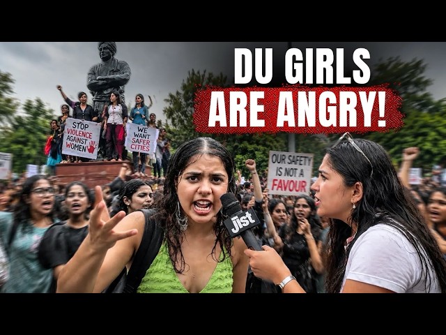 "How Many More?": Furious DU Girls Protest Over Rising Crimes Against Women ft. Saloni | Jist