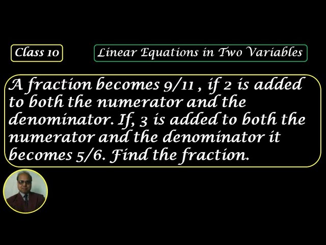 Class 10 Maths Chapter 3 | Pair of Linear Equations | Exam Preparation