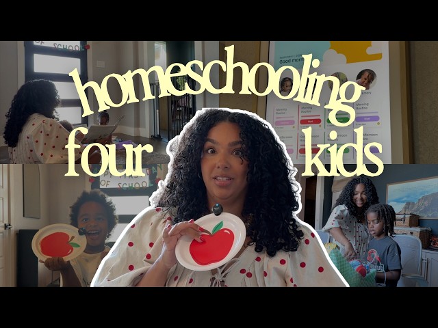 Our 3rd year of homeschool | first day of kindergarten, 2nd grade and Pre-k