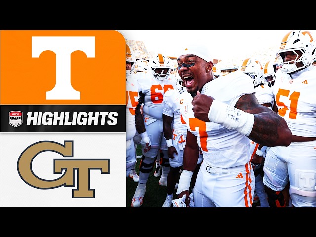 Tennessee Volunteers vs. Georgia Tech Yellow Jackets | Full Game Highlights | ESPN College Football