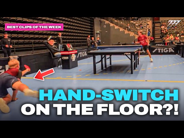 He Switched Hands on the Floor! | Best Table Tennis Clips of the Week #2