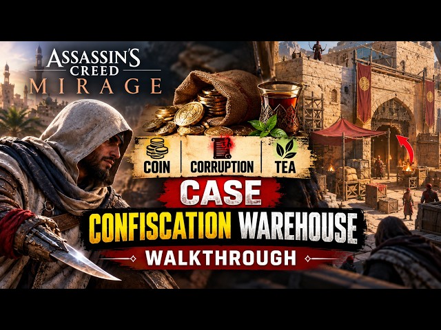 Assassin’s Creed Mirage – Coin, Corruption, and Tea | Confiscation Warehouse (Silent Walkthrough)