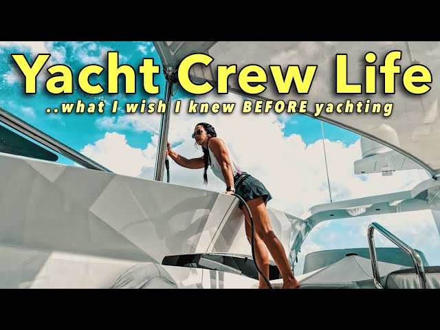 7 things I wish I knew BEFORE starting yachting