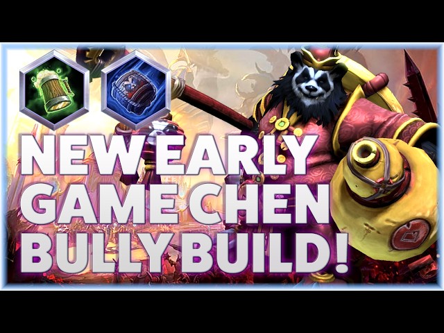 Chen Wandering Keg - NEW EARLY GAME CHEN BULLY BUILD! - Heroes of the Storm Bronze to GM