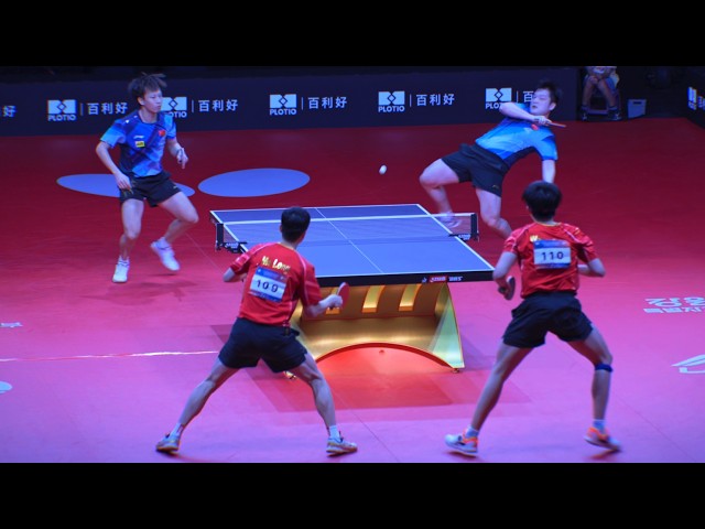 A Match Between Table Tennis Masters Looks Like a Circus