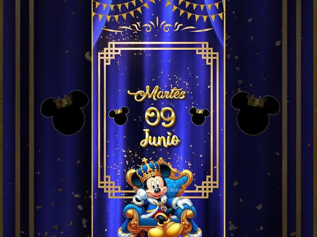 Invitación de mickey rey, Invitación de micley príncipe