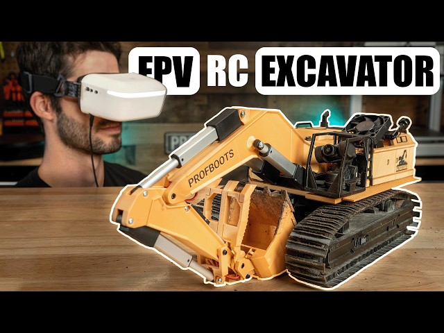 3D Printed FPV RC Excavator - DIY