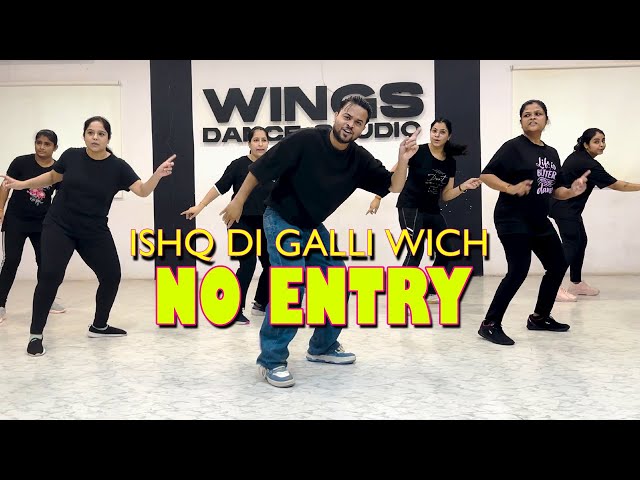 Ishq Di Galli Vich - No Entry Dance Video | Salman Khan, Anil Kapoor & Bipasha | Zumba Bollywood