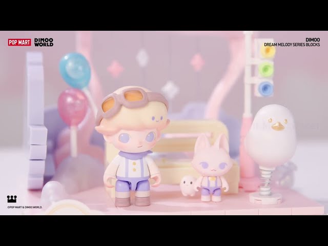DIMOO’s musical dream comes to life! Check out the details of the blocks! 🎶✨