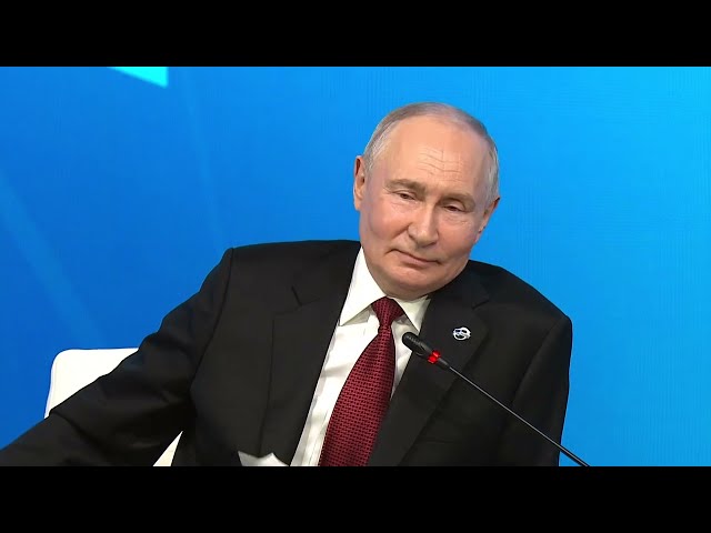 "I USE THE PRESIDENTIAL ADMINISTRATION!" — Putin jokes in response to a question about AI