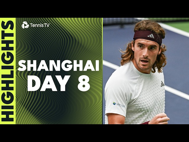 Tsitsipas Faces Medvedev, Botic Plays Jodar; Ruud & Paul Feature | Shanghai 2026 Highlights Day 8