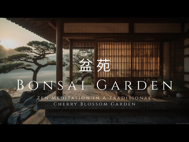 Zen Bonsai Garden — Japanese Music for Meditation & Focus | Koto & Shakuhachi on Ancient Veranda