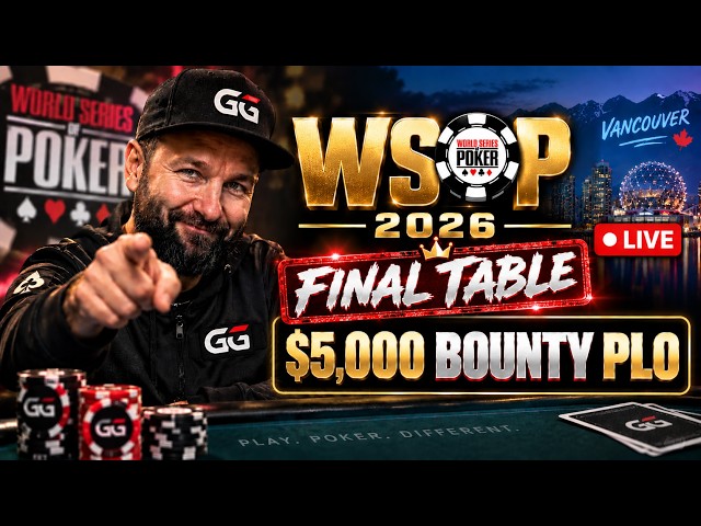 FINAL TABLE! - $5,000 PLO BOUNTY for a BRACELET