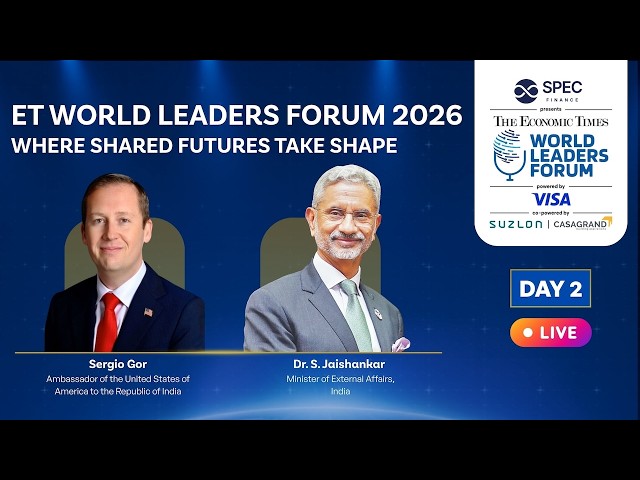 LIVE | ET WLF 2026 Day 2 Session 2: Where shared futures take shapes