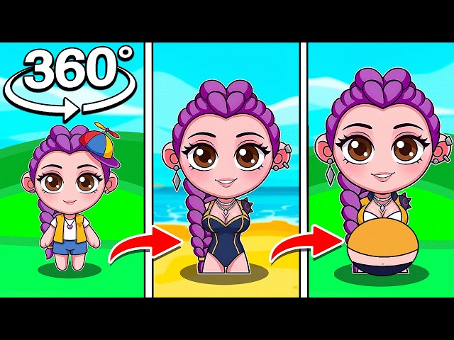 Sprunki RUMI And HUNTRIX React In 360! | Kpop Demon Hunters