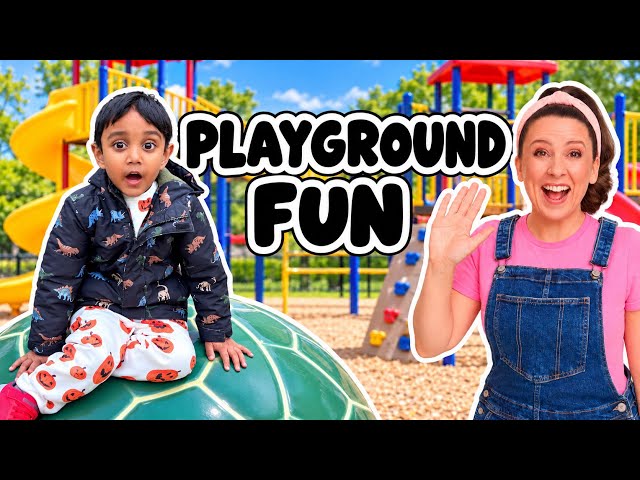 Ms Rachel (inspired) toddler learning | Learning at an Outdoor Playground #msrachel #toddlerlearning