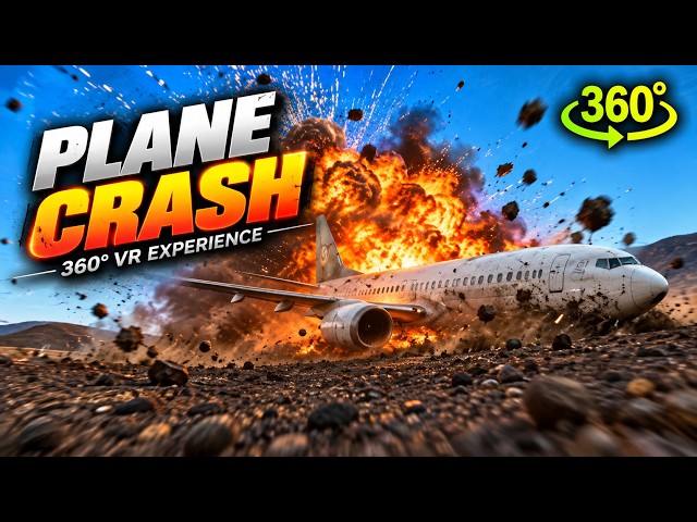Plane Crash & Explosion | Extreme 360° VR Experience