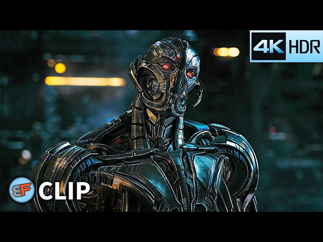 Maximoff Twins Meet Ultron Scene | Avengers Age of Ultron (2015) 4K HDR Movie Clip