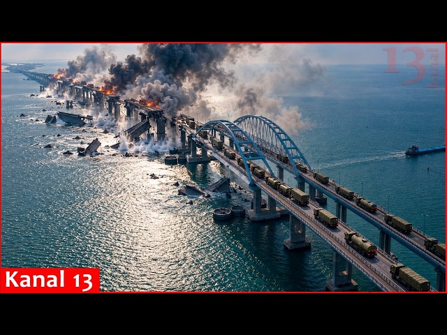 Destruction of Crimean Bridge by a large number of missiles; strikes with ATACMS and Storm Shadows