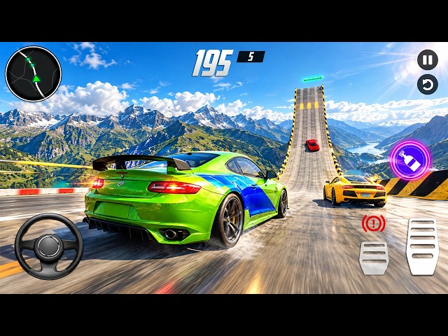 Extreme Race Car Game - Mega Ramp Car Stunt (Gadi Wala Games) - Android GamePlay
