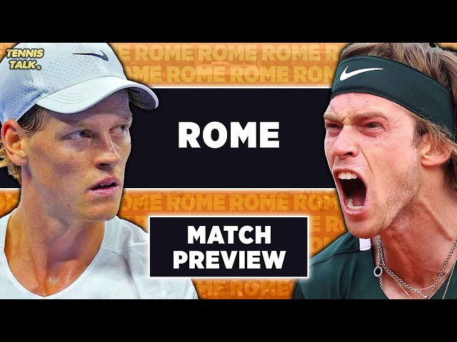 Sinner vs Rublev | ATP Rome 2026 QF | Tennis Talk Preview