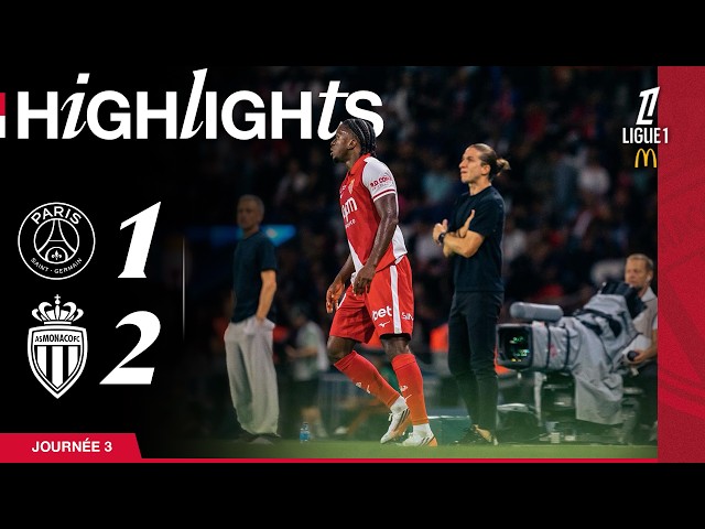 HIGHLIGHTS, PSG 1-2 AS Monaco 🔥 (J3 Ligue 1)