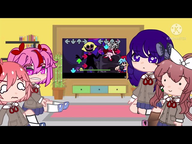 ===DDLC React To The Lemon Demon  Gacha Club  DDLC •