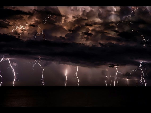 Relaxing rain and thunder sounds
