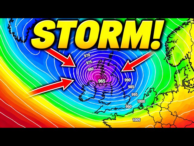 This STORM Could Disrupt The UK & Ireland's Weather...