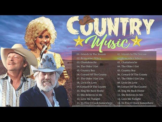 The Best Of Country Songs Of All Time 🔥Alan Jackson, John Denver, Kenny Rogers, Willie Nelson