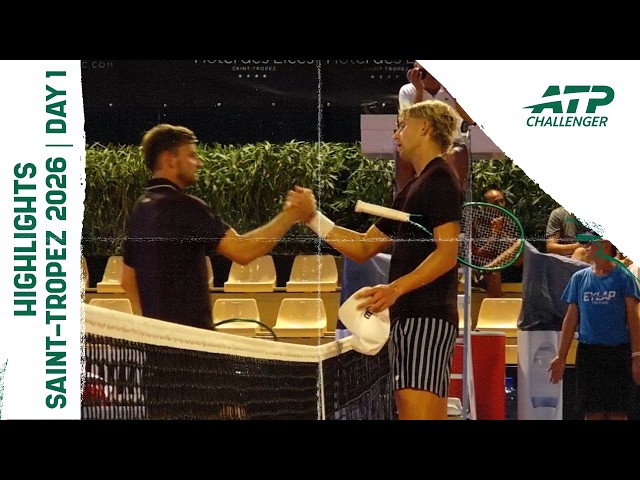 Goffin Faces Lajal; Maestrelli vs Guerrieri | Saint-Tropez 2026 Day 1 Highlights