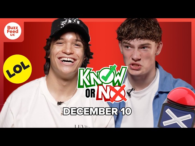 How Well Do December 10 Know Each Other? | Know or No
